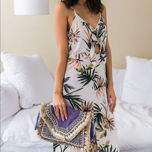 Floral maxi dress